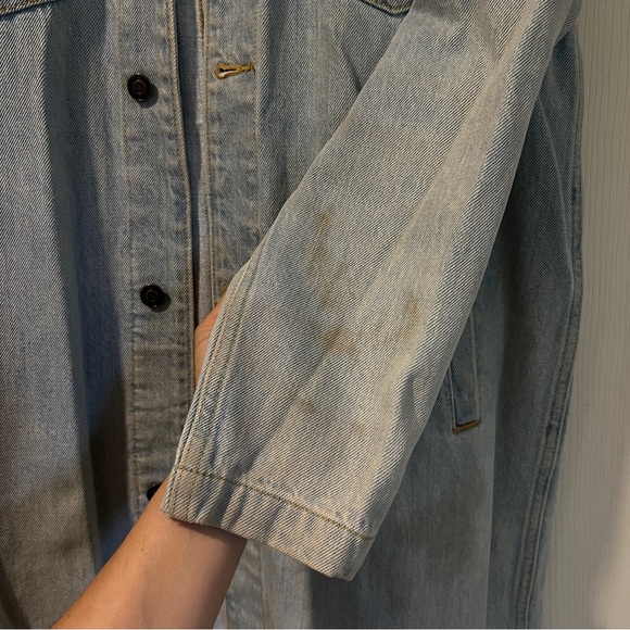 TNA - long, light blue, denim jacket - Picture 5 of 8